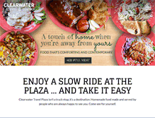 Tablet Screenshot of clearwatertravelplaza.com
